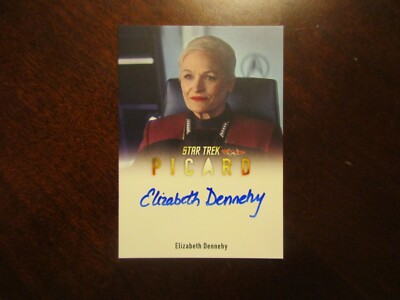 Star Trek Picard Season 2-3 ELIZABETH DENNEHY Full Bleed Autograph Two