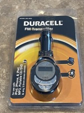 Duracell Fm Transmitter For Use With iPad iPhone And iPod Mp3 Portable Cd Dvd