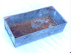 Vintage Industrial Retro Galvanised Metal Storage Tray