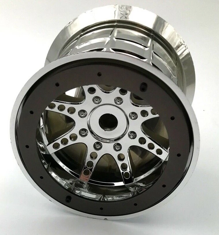 2 Felgen, AX8043, 8 Spoke Beadlock Wheel Chrom - 1:8 AXIAL - Bild 3 von 4