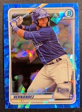Ronaldo Hernandez 2020 Bowman Chrome Sapphire RC Rookie Prospect Base 2