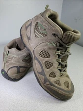 HI-TEC Total Terrain Waterproof Hiking Boots Brown Green Womens Size US 9 EUR 40