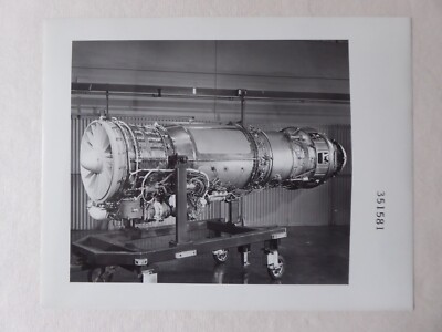 PRESSEFOTO GENERAL ELEKTRISCHES FLUGZEUG MOTOR J101 TURBOJET NORTHROP COBRA