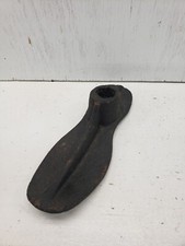 Vintage Antique Metal Cobbler Shoe Form Mold Size 8 Inches