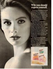Buf Puf Singles Expose Yourself Makeup Black and White Vintage 1988 Print Ad