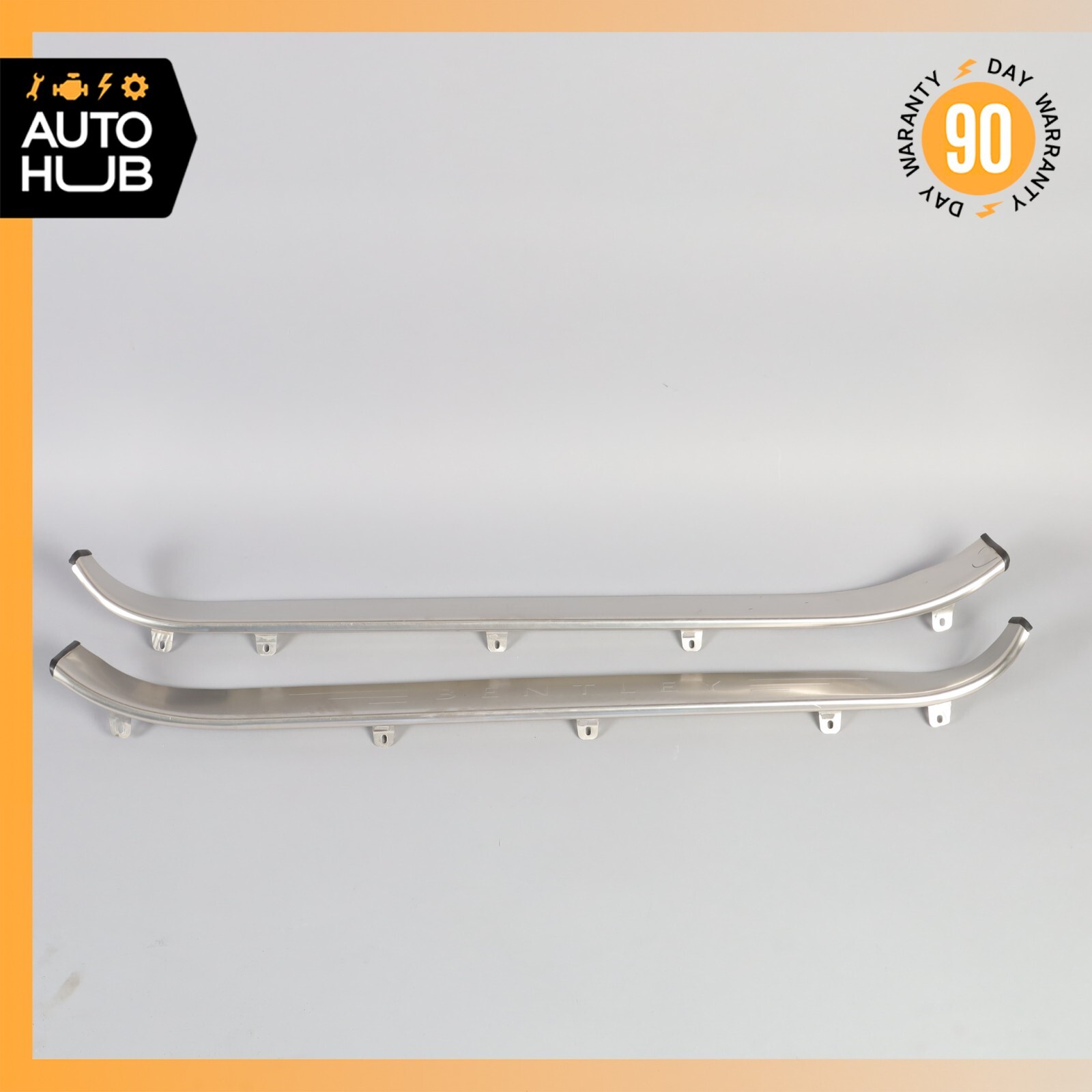 03-10 Bentley Continental GT Coupe Left & Right Side Outer Door Step Sills OEM