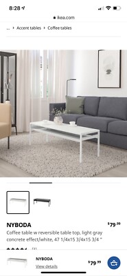 【kayoco】IKEA NYBODA テーブル 白 イケア ニーボーダ イケア 【IKEA】NYBODA/ニーボーダ サイドテーブル リバーシブル