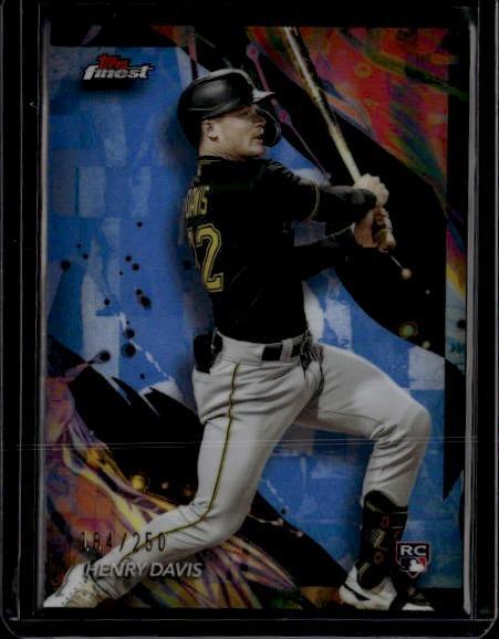 2024 Finest #163 Henry Davis Blue Checkerboard Refractor #/75