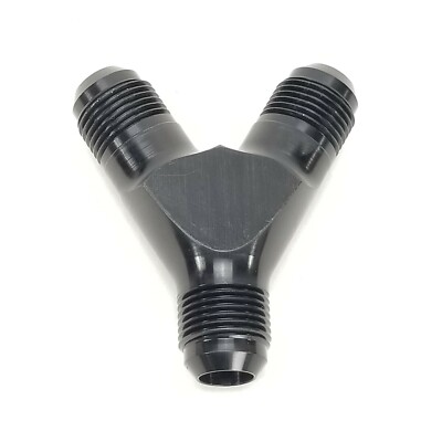AN ''Y'' Fitting -10AN - Black Anodized - 14354