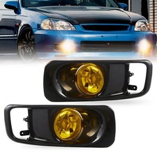 Fit For 1999-2000 Honda Civic Bumper Fog Lights Driving Lamps-left And Right