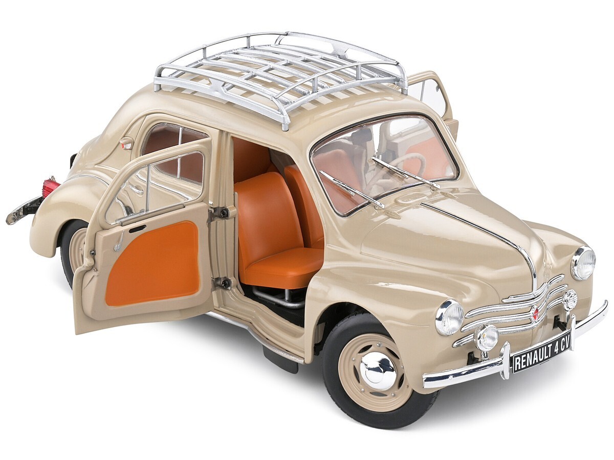 1955 Renault 4CV Vert dEau Green 1/18 Diecast Model France