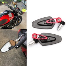 Motorcycle 7/8" Handle Bar End Mirrors For Yamaha FZ10 FZ09 FZ8 Vmax 1700 1200