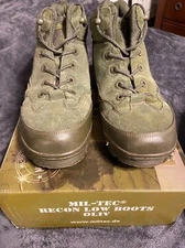 Mil-Tec Recon Low Boots Olive Green Military Combat