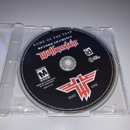 Return to Castle Wolfenstein: Game of the Year (PC, 2002) 2 CD + Key