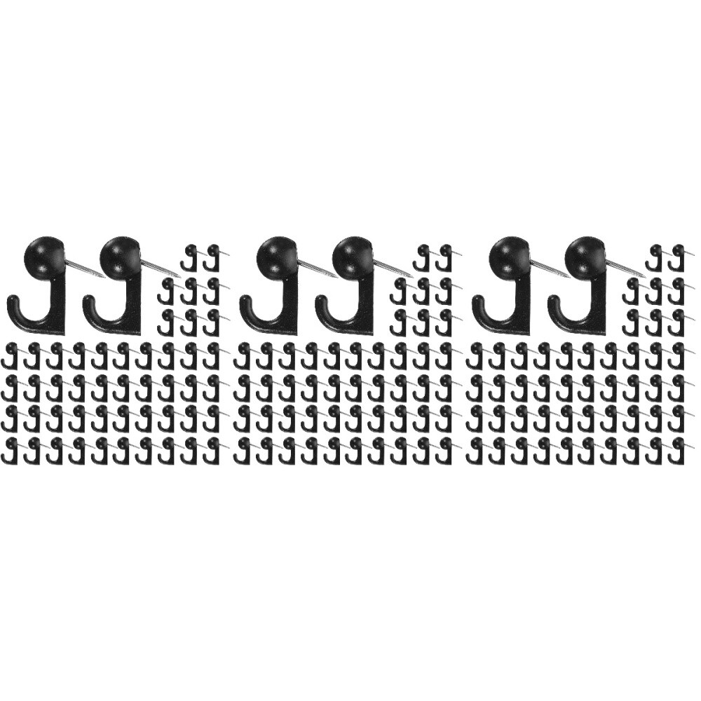 150 Pcs Steel Nail Push Pin Hanger Pins Picture Hanging Hooks eBay