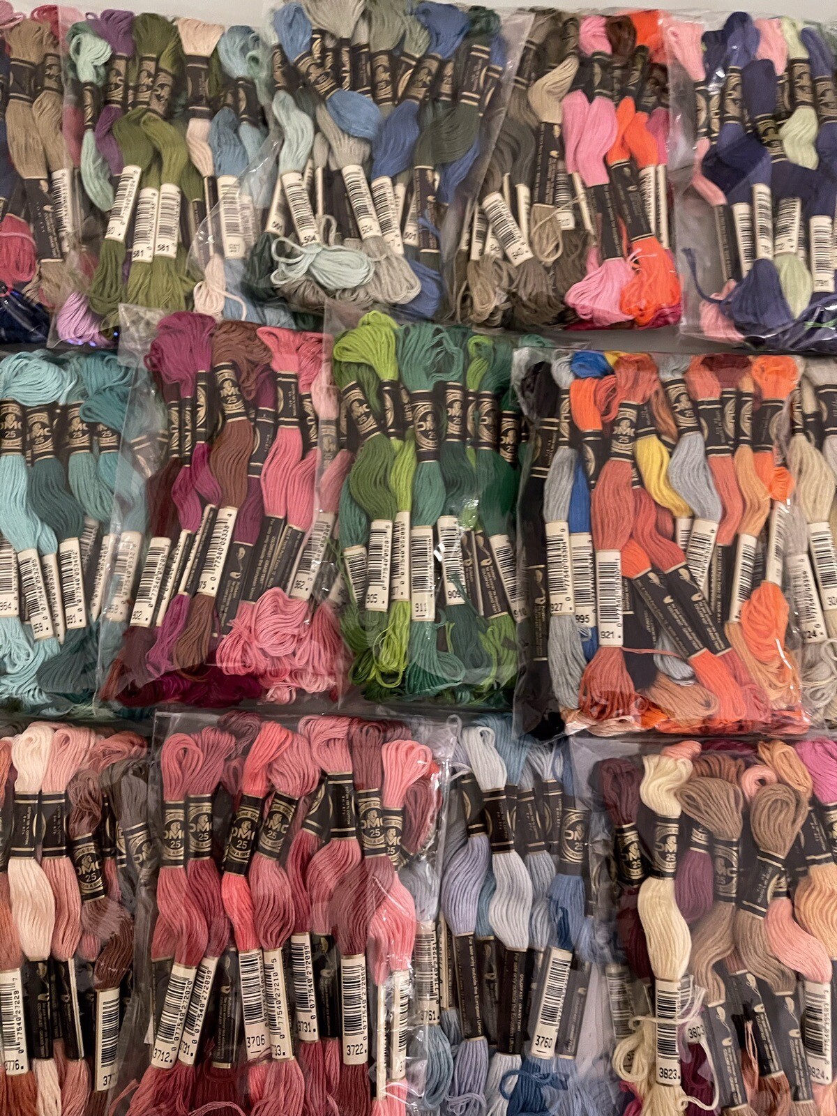 530+ Skeins DMC 6 stranded Embroidery/Cross stitch Threads BARGAIN! eBay