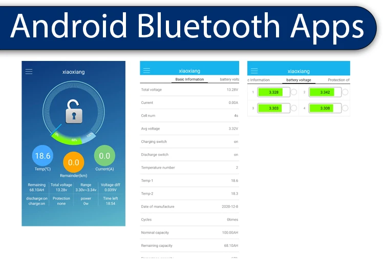 Smart BMS 12V 4S 150A Lithium Lifepo4 Battery System w/Bluetooth US Stock 4S12V - Image 4 of 4