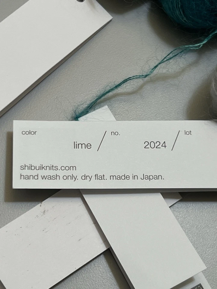 Shibui Seda Nube Hilo Niño Mohair / Mezcla Seda 100gr Juego Total de 4 Hanks Foto 3 de 4