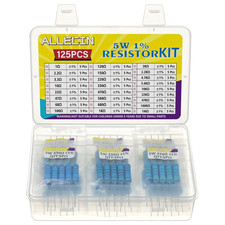 5W Metal Film Resistor Kit 25 Values 1   1M  1 Tolerance 5 Watt Assortment