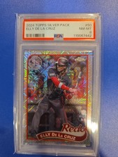2024 Topps Series 2 - 1989 Topps Chrome Silver Pack Mojo Elly De La Cruz PSA 8
