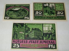 N°283 SERIE DE 3 BANKNOTE DEUTSCHLAND NOTGELD 1921