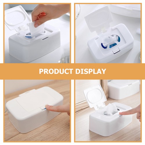 Caja De Almacenamiento Para Toallitas Húmedas Viaje Oficina Bolsa Recargable - Imagen 8 de 12