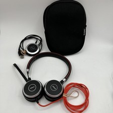 Great Jabra EVOLVE 40 UC Stereo Wired Headset Black With ENC010 USB-A Controller