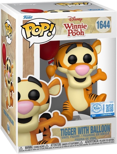 Gadget -D- Disney: Funko Pop! - Winnie The Pooh - Tigger With Balloon (Vinyl Fig-image