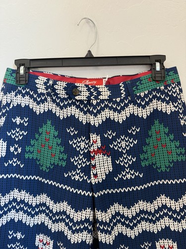 Shinesty Christmas Snowman Pants Men’s 32/32 Ugly Fun Festive Holiday Wear - Picture 3 of 14