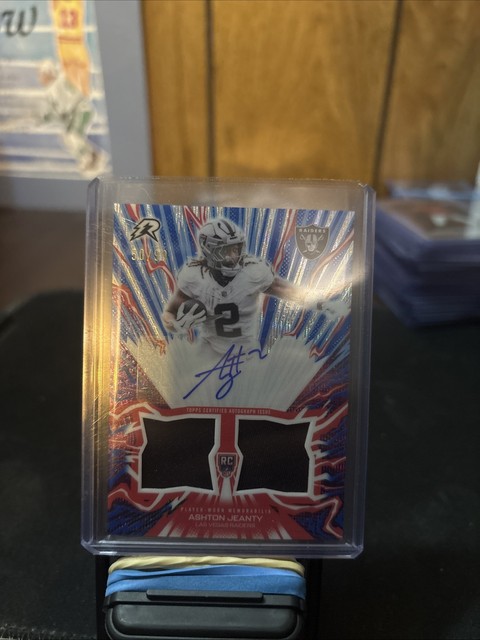 2025 Topps Resurgence Ashton Jeanty Amped Up Patch Auto /99
