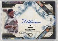 2025 Topps Diamond Icons Black /10 Tom Glavine #DIA-TG Auto HOF 13ql