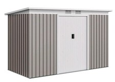 Outsunny Corrugated Garden Metal Storage Shed