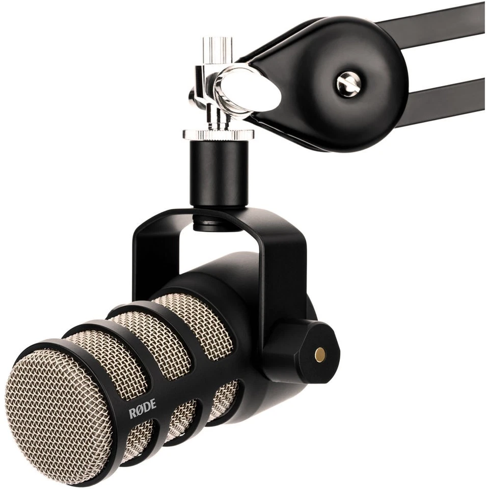 Rode PodMic Dynamic Microphone Bundle with PSA1 Pro Studio Arm and WS14 Pop Filt - Image 2 of 4