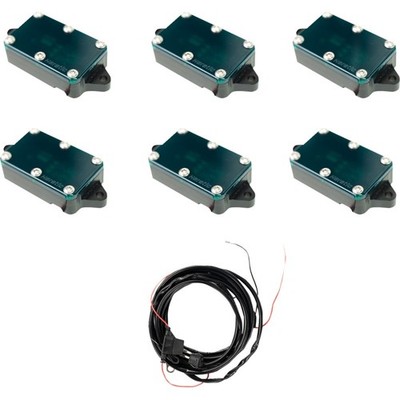 Heretic LED Felsenlichter - 6er Pack - Grünes Motorrad ATV/UTV Straßenbike 70026