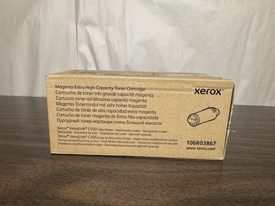NEW/SEALED Xerox VersaLink C500/C505 Magenta Extra High-Capacity Toner 106R03867
