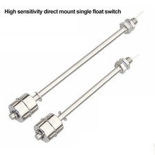 Stainless Steel Water Level Sensor with Float Switch Functionality