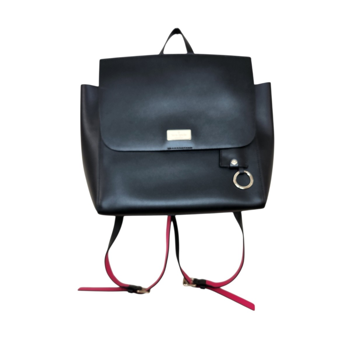 Kate Spade Putnam Drive Quincy Backpack KATE SPADE Quincy Putnam Drive NWOT Black Pink Smooth  main image 2