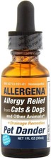 Pet Dander Allergy Relief from Cats, Dogs and Other Animals 1 FL. OZ. Allergena