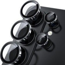 For Samsung Galaxy S26 Ultra/S26+/S26 Metal Rings Camera Lens Protector Cover