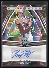 2022 Elite Extra Edition Kody Huff Hidden Gems Autograph