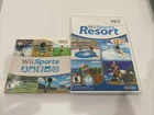 Wii Sports & Wii Sports Resort - Nintendo Wii - Lot Of 2 - Tested