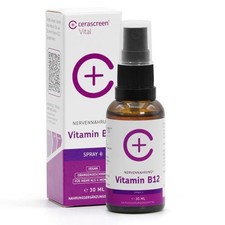 CERASCREEN Vitamin B12 hochdosiert vegan Spray 30 ML PZN 18367936