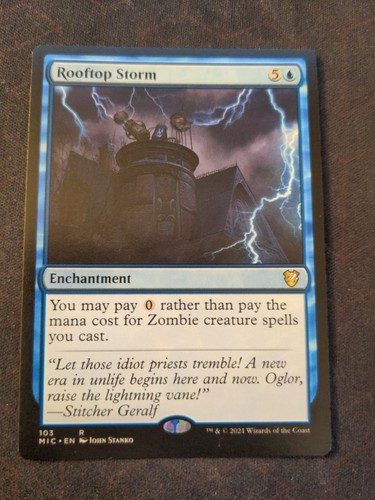 Carta Magic - Rooftop Storm - Idioma: Español - Edicion Carta Magic - Rooftop Storm - Idioma: Español - Edicion