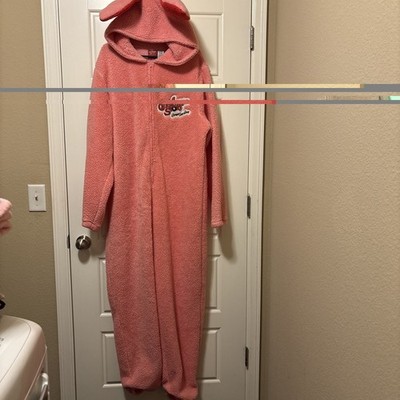 A Christmas Story PINK BUNNY SUIT Pajamas Union Suit Costume Unisex 2XL