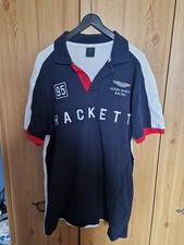 Aston Martin Racing Team by Hackett Polo Shirt Mens Size L