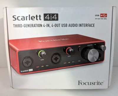 【美品】Focusrite Scarlett 4i4 3rd gen Focusrite Scarlett 4i4 V4 USB Audio Interface