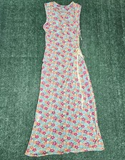 NWT Forever 21 Cover up Dress Womens L  Floral Slit Open Side