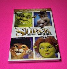 Shrek 4-Movie Collection Anniversary Edition DVD Slipcover BRAND NEW SEALED Rare