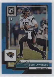 2022 Panini Donruss Optic Aqua Prizm /299 Trevor Lawrence #88