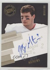 2014 Press Pass Signings Gold X's & O's 16/199 Jeff Mathews #PPS-JM3 Auto 1u6